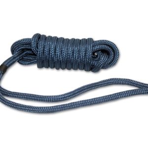 Landvast 16 voudig gevlochten donkerblauw 8mm 4mtr