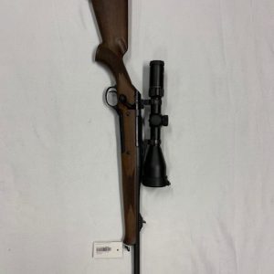 Haenel Jaeger 10 kal. 9,3×62 kogelgeweer met EAW zwenkmontage en AKAH 3-12×56 kijker