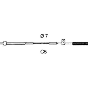 Ultraflex C5 Motorbedieningskabel 2,14m